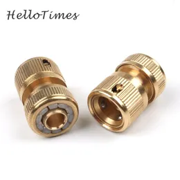 Watering Equipments Garden Brass Quick Connector 1/2" Copper Adapter Irrigation Hose Water Gun Fitting 16mm Tube Joints