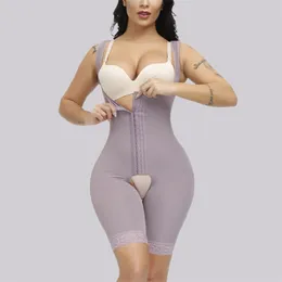 Full Body Shaper Colombian Reductive Girdles Waist Trainer Shapewear Bodysuit Slimming And Modeling Strap Post Liposuction 220307
