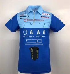 2023 Sommer schnell trocknender Rennanzug kurzärmeliges Motorrad-Reit-T-Shirt Team-Overalls das gleiche individuelle Poloshirt