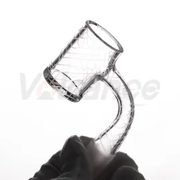 Amazing Hookahs sandblasted fully weld banger OD 25mm Beveled Edge 14mm male 90° for dab rig glass bong