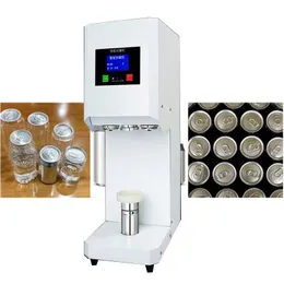 Automatic Milk Tea Beverage Sealing Machine Commercial Cans Sealer Beer Wine Capping Machine 220V / 110V