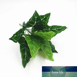 9 teste piante artificiali foglie foglie sempreverdi parete della festa nuziale accessori per piante verdi decorazioni per la casa fiori di simulazione