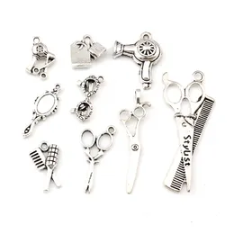 90 sztuk Antique Silver Alloy Nożyczki Charms Wisiorki Do Biżuterii Making Naszyjnik DIY Akcesoria A-662