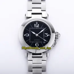 V9F最新の女性腕時計PA0013 A2892 A2892自動VPH 28800 35.25MMブラックダイヤルサファイア316Lステンレスブレスレット永遠のスーパーバージョンレディースウォッチ
