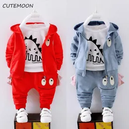 Cutemoon Baby Boy Sports Suit Clothing Sets Kids Floral Clothes for Birthday Formal Outfits Suit Fashion Tops Shirt + Pants 3pcs G1023