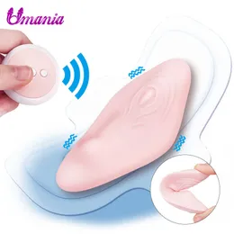 Tragbarer Vibrator für Frau Oralsex Zunge lecken Spielzeug für Erwachsene Fernbedienung Höschen lag auf Dildo USB-Aufladung LJ201222