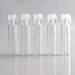 Very hot 1ML 1CC Mini Travel Glass Perfume Bottle For Essential Oils Empty Contenitor Cosmetic For Sample empty bottles R2021