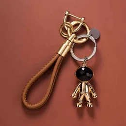 Astronaut Handrope Key Chain Pendant Creative Car Ring Net Red Personalized Men's and Women's Bag