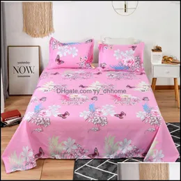 Sheets & Sets Bedding Supplies Home Textiles Garden Butterflys Polyeste Bedroom Single Double Flat Twin Fl Queen King Bed Sheet Erlid Bedspr