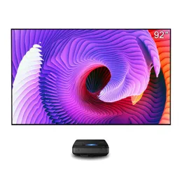 92インチのペットクリスタルALR UST超短いスロープロジェクタースクリーン用Wemax 1/1 Pro Optoma P1 4KレーザーTV