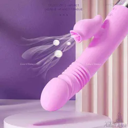 Vibrator Vibrator Vibrator Женская мастурбация секс -игрушка фаллоимитатор растягивает язык, облизывая сосание G Spot Clitoris минет женщины для взрослых продуктов для 18 1119