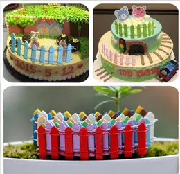 Handmade Mini Fence Barrier Wooden Artificial Bendable Fences Crafts Miniature Garden Branches Cake Decoration Moss Bonsai Fence#145