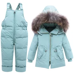 Bendi abbigliamento da bambino caldo, piumino, scimmia, abbigliamento per bambini Set di età compresa tra 1-4 anni, inverno