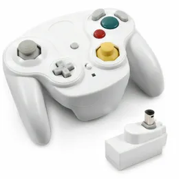 2.4g Bezprzewodowy Gamepad Joypad dla GameCube Kontroler NGC Bezprzewodowy joystick dla Nintendo for Will Host Game Controller 10 sztuk / partia