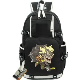 Рюкзак JunkRat, рюкзак Jamison Fawkes, игровая школьная сумка, рюкзак с принтом, повседневная школьная сумка, компьютерный дневной пакет