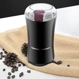 Mini grinder crusher mill Electric coffee bean Single stirring blade Semi-automatic Dry grinding Home use