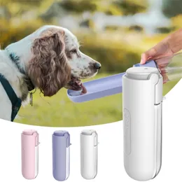 Pet Dog Water Bottle Portable Drinking Water Feeder Bowl Dog Cat Food Feeding For Puppy Dogs Cat Outdoor Water Pet Products Y200922