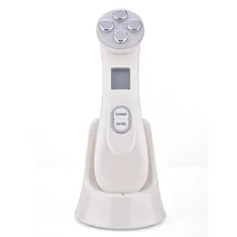 EMS Mesoterapi Electroporation Skin Care Beauty Device Radio Frequency LED Photon Rejuvenation Drawing Lighten Facial Massager