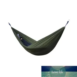 2 People Portable Parachute Hammock Outdoor Survival Camping Hammocks Garden Leisure Travel Double hanging Swing 270cmx140cm Factory price expert design Quality