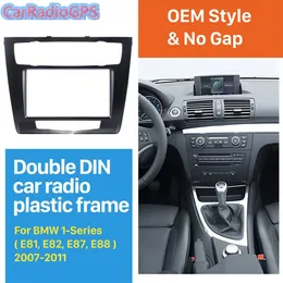 Double Din Car Odtwarzacz DVD Odtwarzacz montażowy Zestaw Radio Caszyna dla BMW 1 Seria E81 Stereo Test Panela Płyta