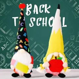 Lärare Presentparty Supplies Gnomes Tillbaka till Apple Pencil Plush Dolls från studenterna Slut på skolårets inredning SN6160