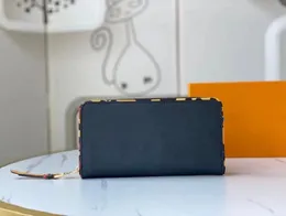 2021 Wiadomości Design torebka Ladys długi portfel Lampard Zippy Portfels torebki Pochette Felicie torebki na ramię torebki z pudełkiem FR325J