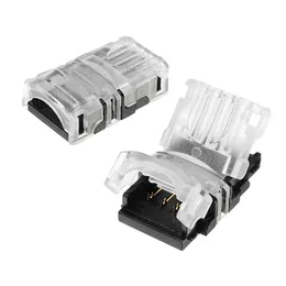 ZDM 2PCS 4pin 10MM Wire Connector for 5050 RGB LED Strip Light -