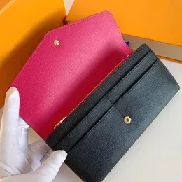 HUA ANGEL Donna Lunga Clutch Portafoglio Grande Capacità Cerniera