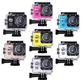Hot SJ4000 1080p Full HD-action Digital Sportkamera 2 tums skärm under vattenskyddande 30m DV-inspelning Mini Sking Cykel Foto Videokamera