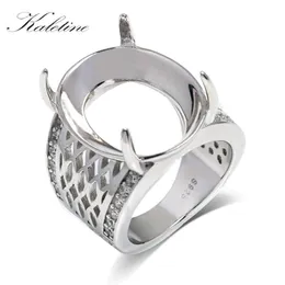 Cluster Rings #RSHC3004 Genuine 925 Sterling Silver High Quality Big Men's Ring Without Main Stone Ready For