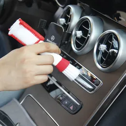 2 In 1Car Brush Cleaning Tool Car Detailing Cleaning Car Air-conditioner Outlet Multi-purpose Brush Car Cleaning Tools