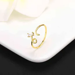 Liten liten zirkon oregelbundna ringar finger för kvinnor enkla geometriska ringar minimalistiska smycken förlovning tjejer charm gåva g1125