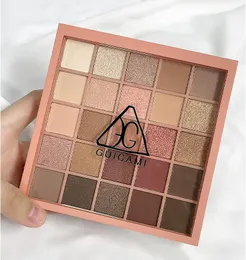 GUICAMI 25 Ombretti Caldi Sfumabili a Lunga Durata Kit Trucco Glitter, Palette di Bellezza Nude Smoky Waterproof, Alta Pigmentazione Colorata, Polvere dai Colori Brillanti