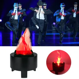 Simulated 3D Fire Flame LED Brazier Lamp Halloween Christmas Party Decor