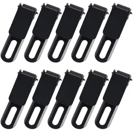 10PCS Stainless Steel Black Tactical Concealment Loop for Belt-Less Carry With Mounting Chicago Screw Set 2.2 Clip Slim