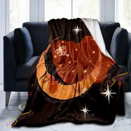 Decken rechteckige Decken Schmetterling Tarot Muster Customized Plush Flanell Dekoration Bett Home werfen Sofa Unisex