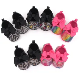 Bowknot Rubber Sole Buty Sneakers Sneakers Casual Toddler Princess Buty Baby Girl Buty Newbron Bebe Prewalkers