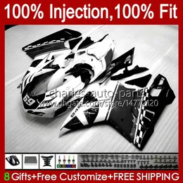 Injection OEM For DUCATI 1198S 848R 848 1098 1198 S R 07 08 09 10 11 12 Cowling 18No.159 Body 848S 1098S Black White 2007 2008 2009 2010 2011 2012 1098R 1198R 07-12 Fairing