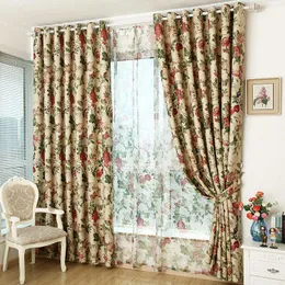 Curtain for finished fabrics special clearance upscale bedroom living room European-style garden 210712