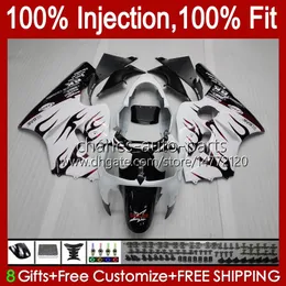 Kawasaki Ninja ZX1200 C ZX 1200 12R 1200CC ZX 12 R 1200 CC 00-01 Bodywork 2No.8 ZX1200C ZX12R 00 01 ZX-12R 2000 2001 OEM 바디 키트 와인 붉은 불길