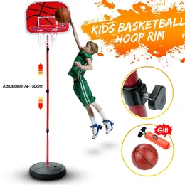 72-150 cm Koszykówka Stojaki Regulowane Kids Ball Hoop Zabawka Zestaw Chłopcy Trening Praktyka Outdoor Ramka Stojak Dostosuj Sporty Aktywność Gra Mini Kryty Dziecko Graj Yard