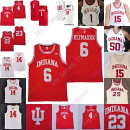 Indiana Hoosiers Basketball Trikot NCAA College Xavier Johnson Michael Durr Parker Stewart Race Thompson Anunob Gordon Zeller Crawford Thomas Leal Tre