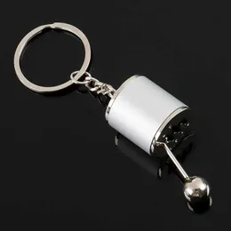 Men's Fast Furious Shift Keychain Creative Personality Alloy Car Gear Lever Gearbox Accessories Punk Style Dad Gift Keychain G1019