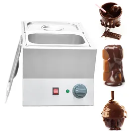 Stainless Steel Chocolate Melting Machine Constant temperature Melting Butter Pan Two Grid Chocolate Warmer Melter