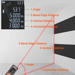 Freeshipping laser Range Finder LV66U Auto Level Distance Meter Electronal Analysis Strumento di misurazione RangeFinder 40m 80m 100m120m