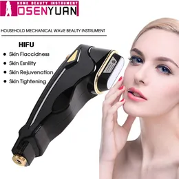 Mini HIFU Face Lift Beauty Machine Skin åtdragning rynka borttagningsutrustning Ultraljudsvård Enhet Spa Salon Home Use 220224