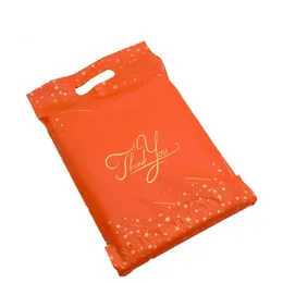 소포 패키지 가방 다채로운 고맙습니다 프린트 플라스틱 선적 셀프 접착제 익스프레스 파우치 100pcs / lot