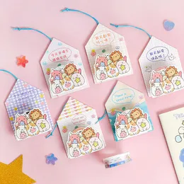 Dekoracje świąteczne Ręcznie malowane kreskówki Kolorowe Taśmy Washi DIY Scrapbook Koronki Naklejki