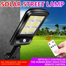 2021New Solar Light 3 lägen Vattentät IP65 LED Motion Sensor Garden Outdoor Street K37