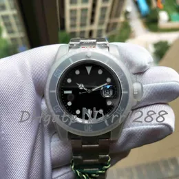 Super NFactory Watch 3 färger V5 Version 904L Keramisk Bezel 116610 Svart Grön Blå Urtavla Safirglas 2813 Automatiskt urverk 40 mm Armbandsur för män